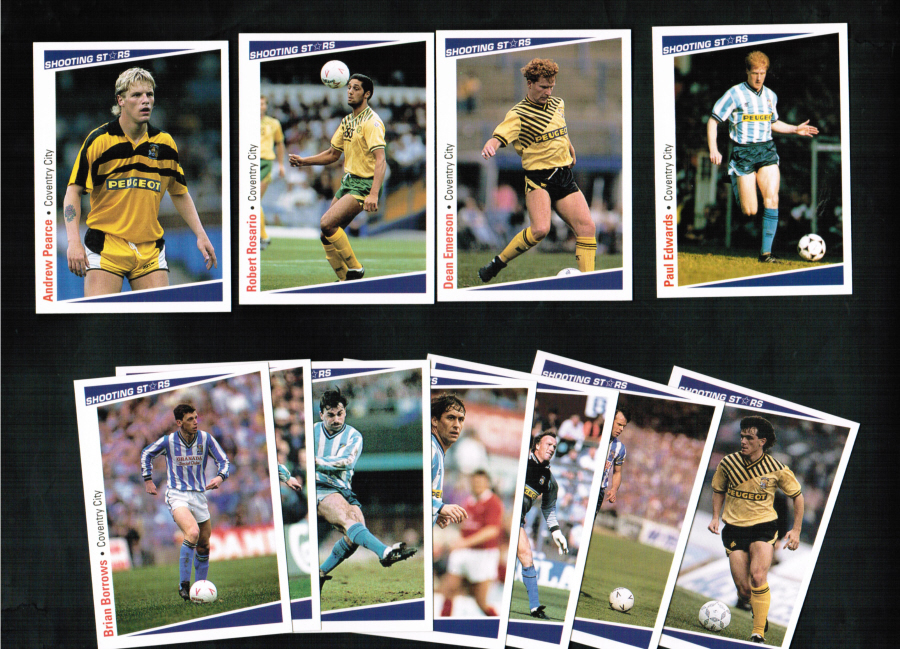 Coventry City Football Cards 1991 Merlin Team Set